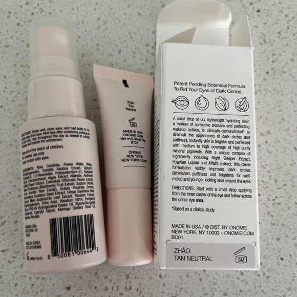 ONOMIE Bright Concealing Dark Circle Corrector Zhao Tan Neutral & Setting Spray - Picture 4 of 6
